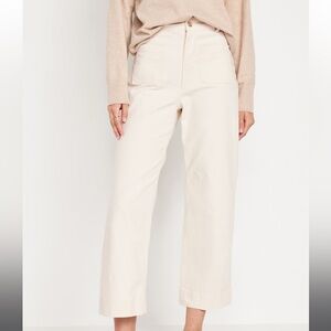 Old Navy High-Waisted Cropped Wide Leg Pant